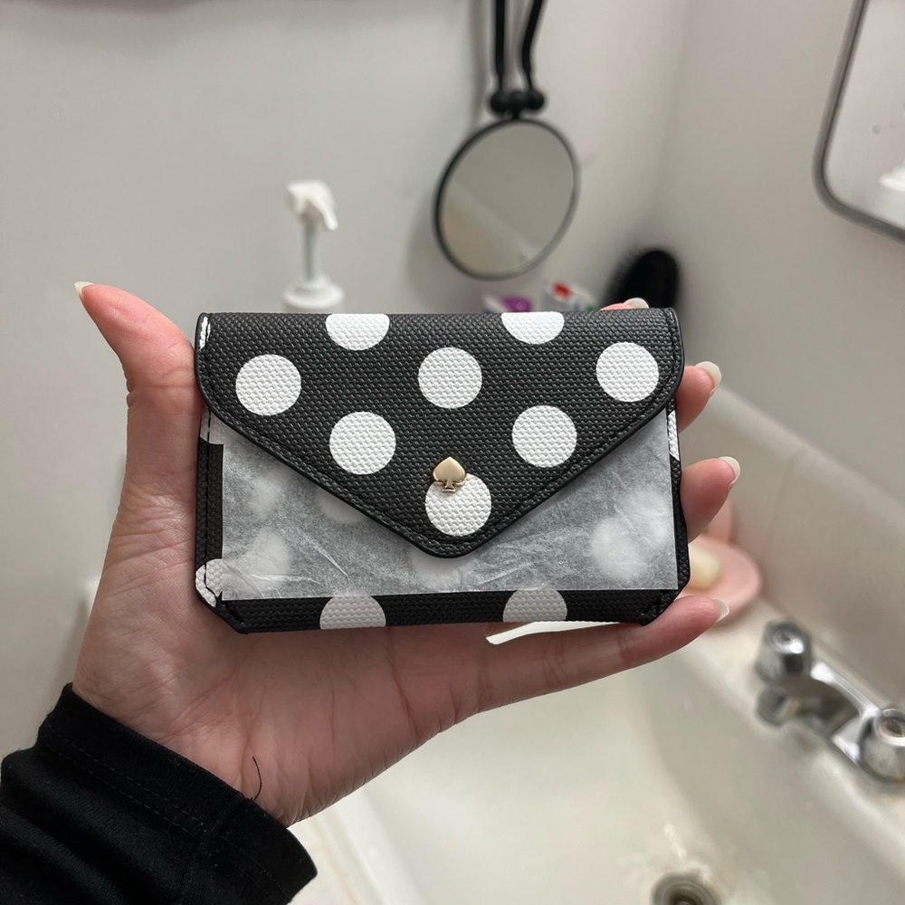 Kate Spade Polka Dot Card Case